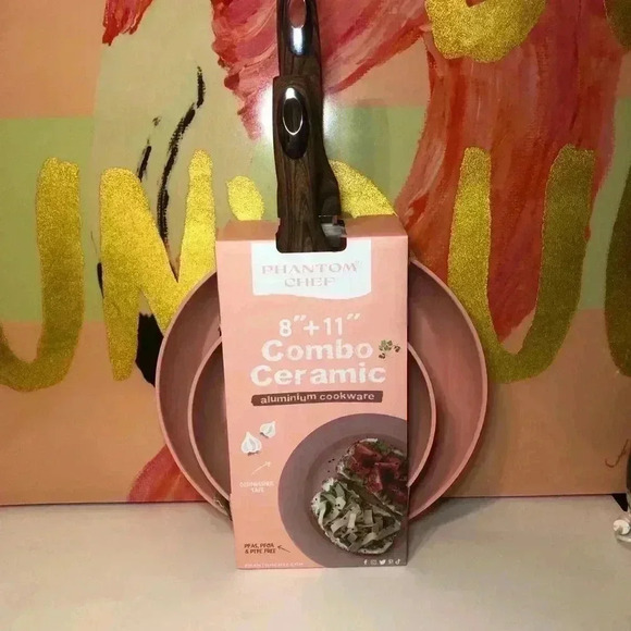 🎀🔥Phantom Chef Pink Frying Pan set🌸🌷🎀🦩 - Picture 15 of 15